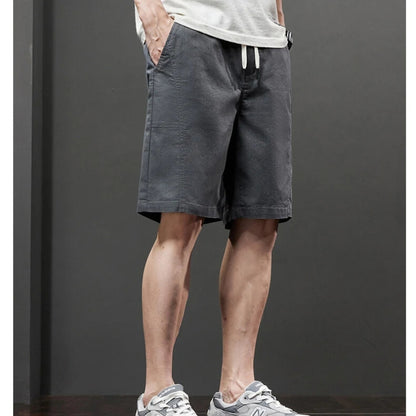 Lightweight Woven Knit Sport Shorts with Side Pockets