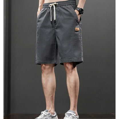 Lightweight Woven Knit Sport Shorts with Side Pockets