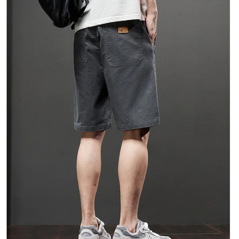 Lightweight Woven Knit Sport Shorts with Side Pockets