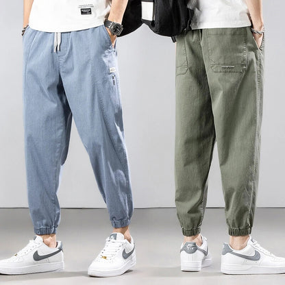 Relaxed Fit Stretch Twill Joggers