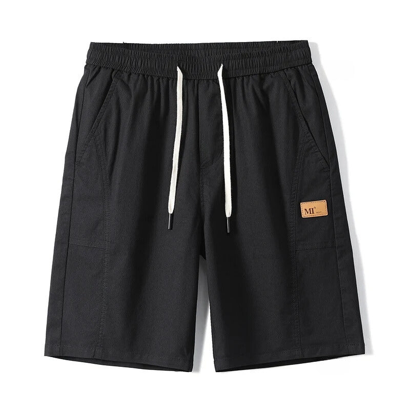 Lightweight Woven Knit Sport Shorts with Side Pockets