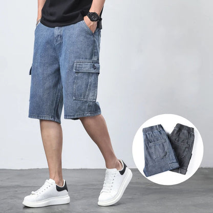 CITY COOL - CARGO DENIM SHORTS