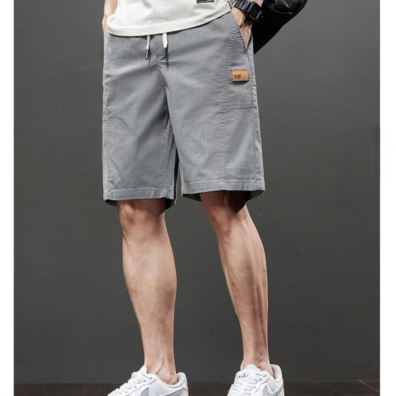 Lightweight Woven Knit Sport Shorts with Side Pockets