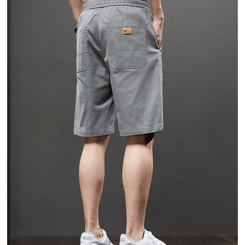 Lightweight Woven Knit Sport Shorts with Side Pockets