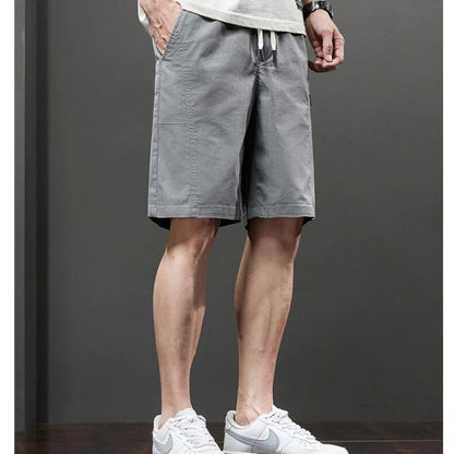 Lightweight Woven Knit Sport Shorts with Side Pockets