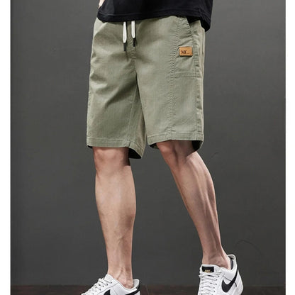 Lightweight Woven Knit Sport Shorts with Side Pockets