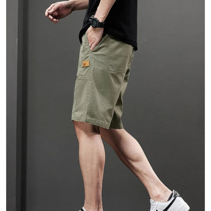 Lightweight Woven Knit Sport Shorts with Side Pockets