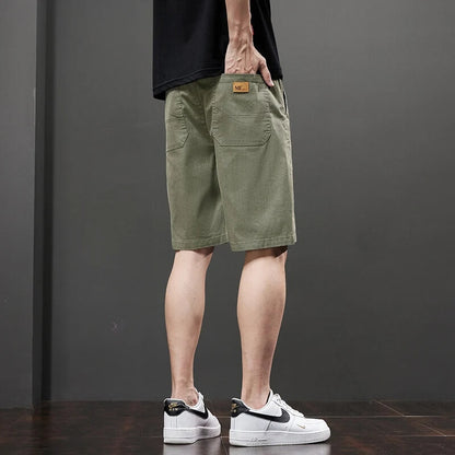 Lightweight Woven Knit Sport Shorts with Side Pockets