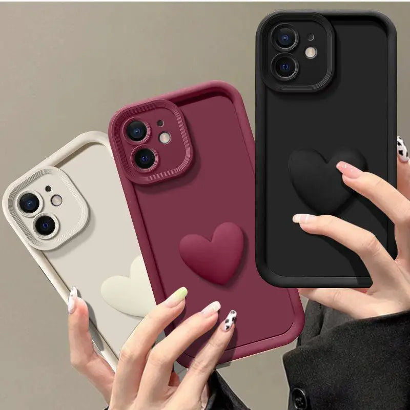 Amelia Heart Grip iPhone Case