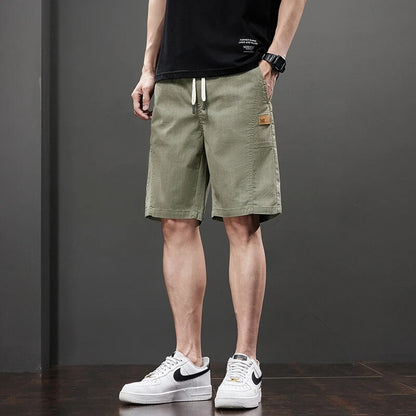 Lightweight Woven Knit Sport Shorts with Side Pockets