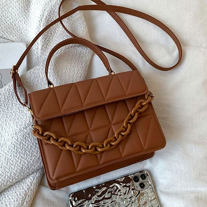 Elegant Quilted Satchel