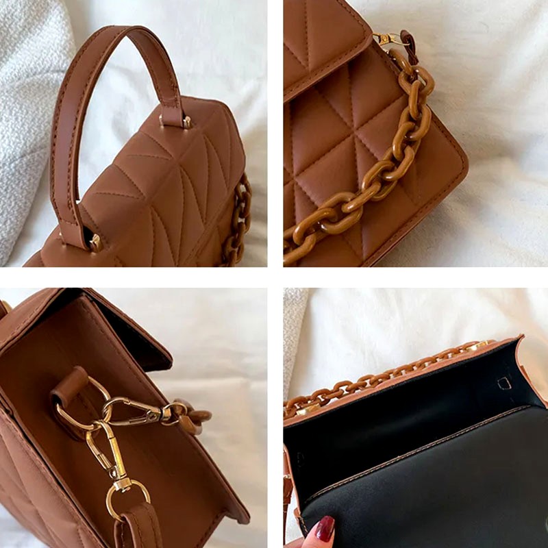 Elegant Quilted Satchel