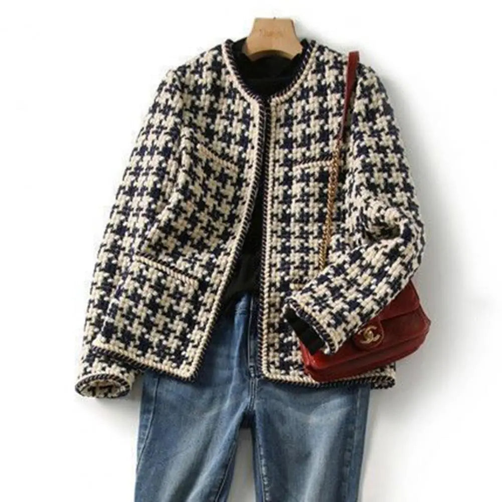 Hand-Knitted Tweed Jacket