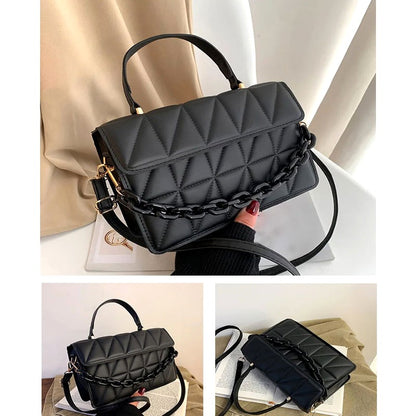 Elegant Quilted Satchel