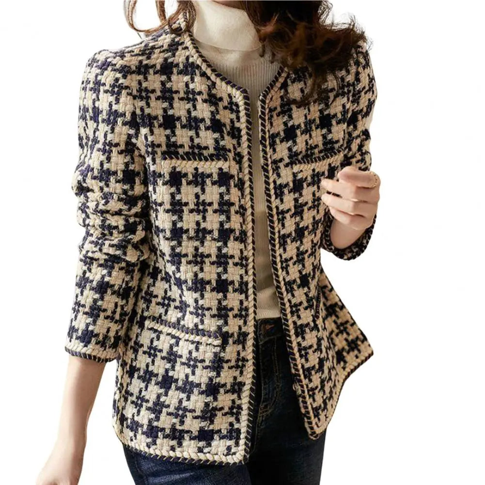 Hand-Knitted Tweed Jacket