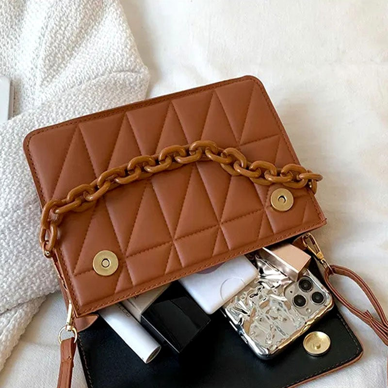 Elegant Quilted Satchel