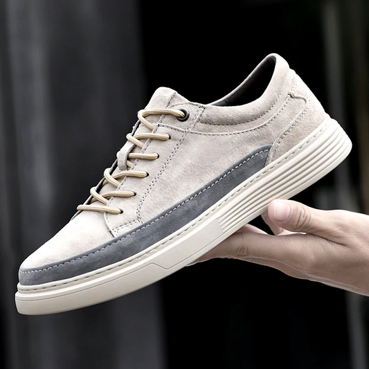 LuxeStride Leather Sneakers