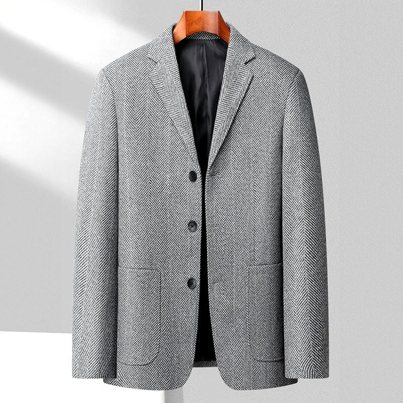 SleekTrend Woolen Blazer