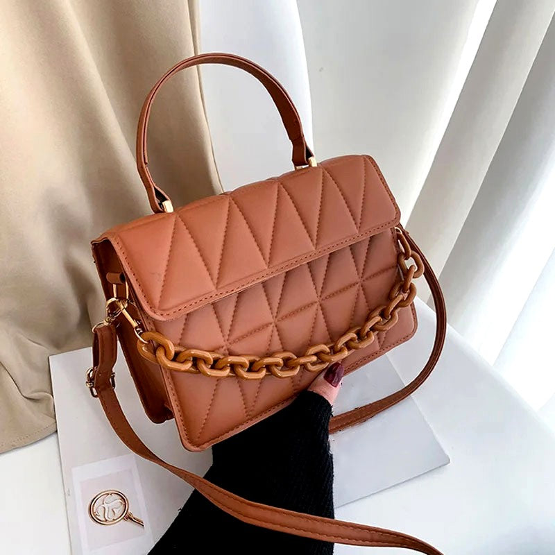 Elegant Quilted Satchel