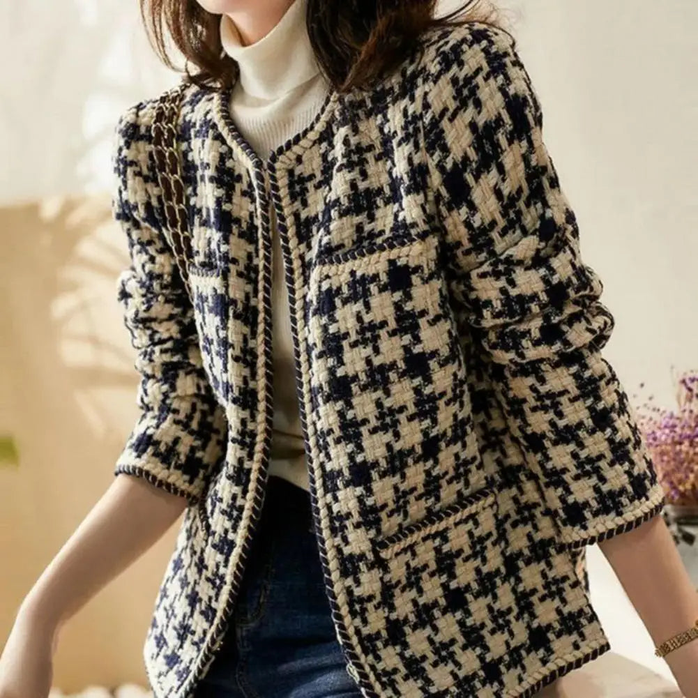 Hand-Knitted Tweed Jacket