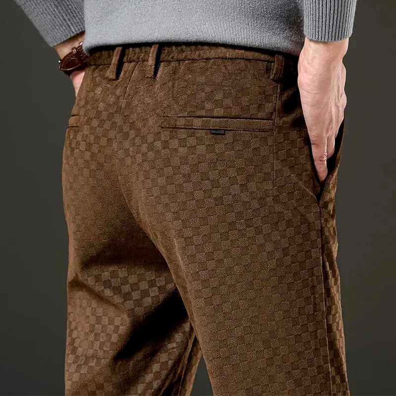 Sharp Plaid Trousers