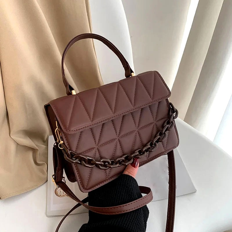 Elegant Quilted Satchel