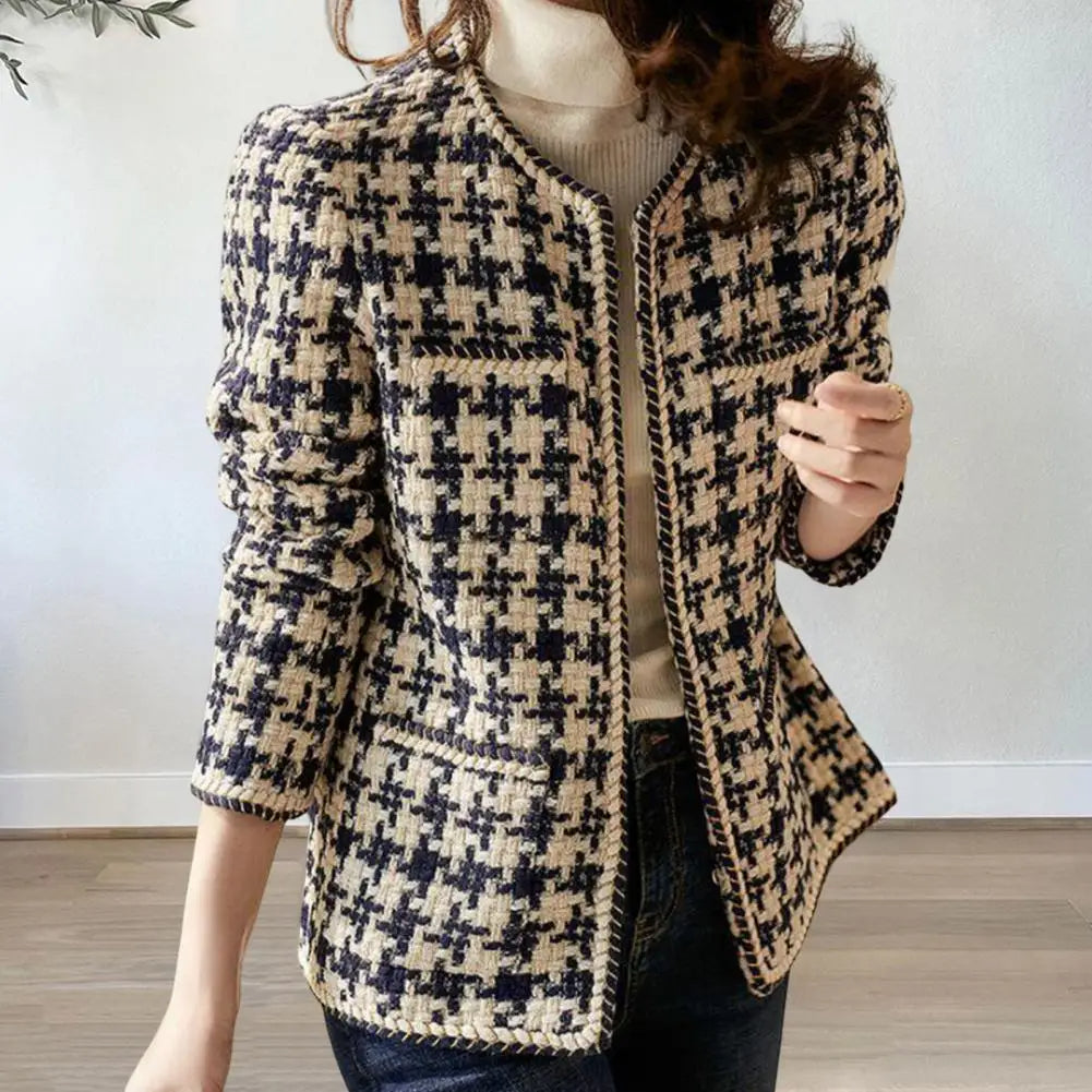 Hand-Knitted Tweed Jacket