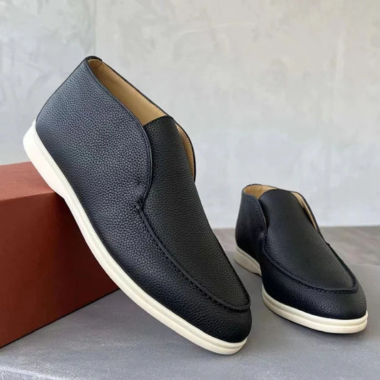 Preston Vegan Leather Slip-On Loafers