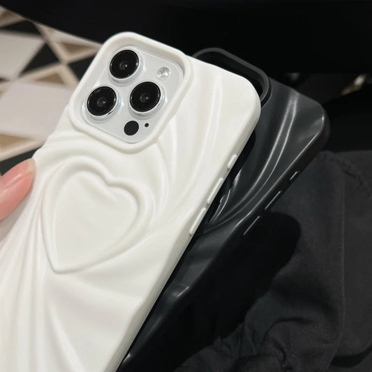 Serena Sculpted Heart Phone Case