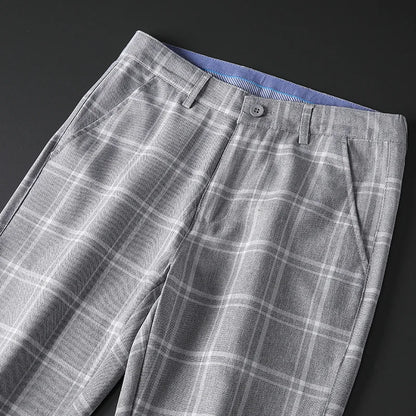 Classic Plaid Dress Pants