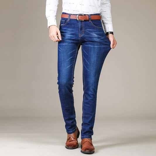 Vintage Denim Straight-Leg Jeans