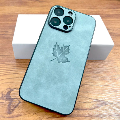 Maple Leaf Vegan Leather Case