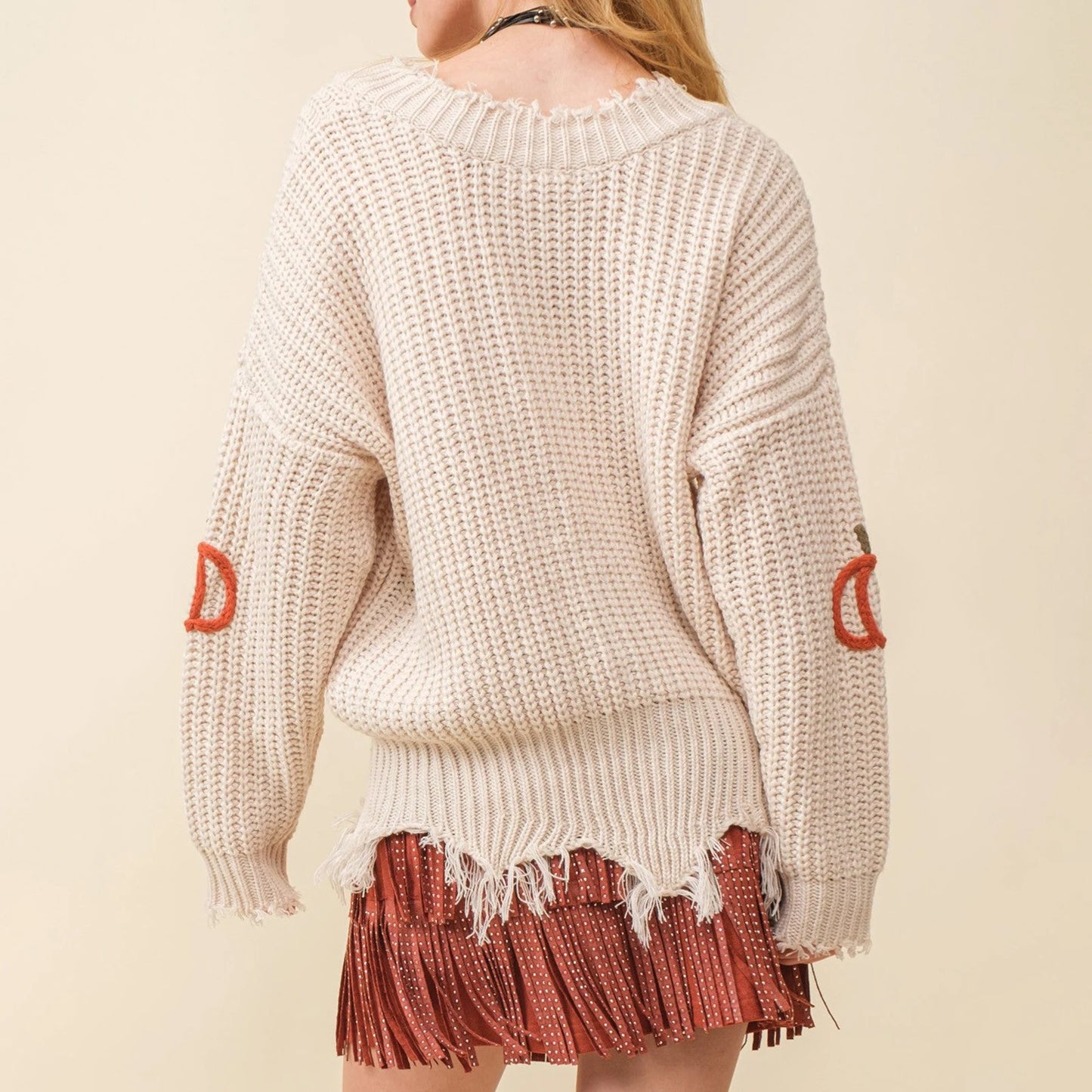 Hampton Pumpkin Oversized Sweater