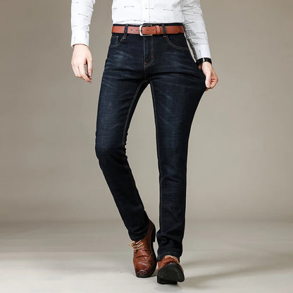 Vintage Denim Straight-Leg Jeans