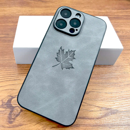 Maple Leaf Vegan Leather Case