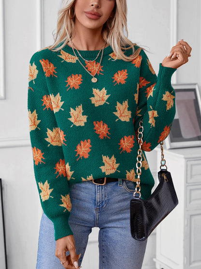 Harper Leaf Knit Sweater