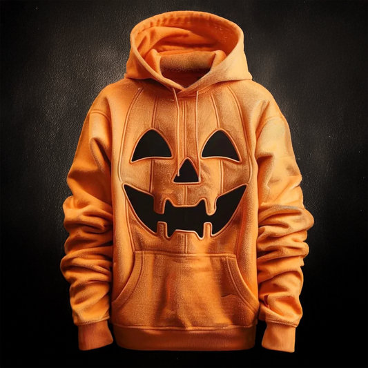 Jack-O'-Lantern Plush Hoodie