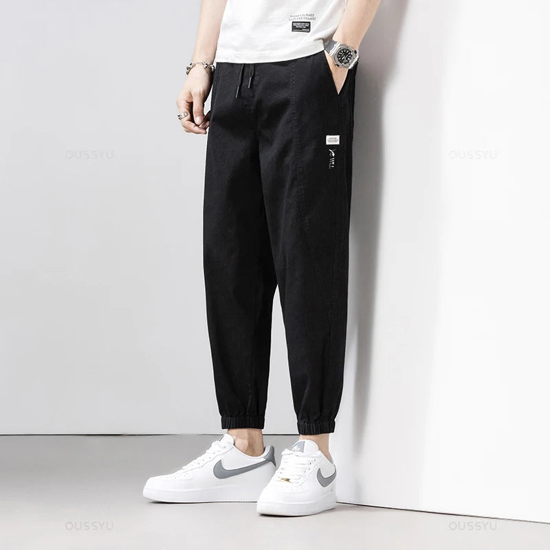 Relaxed Fit Stretch Twill Joggers