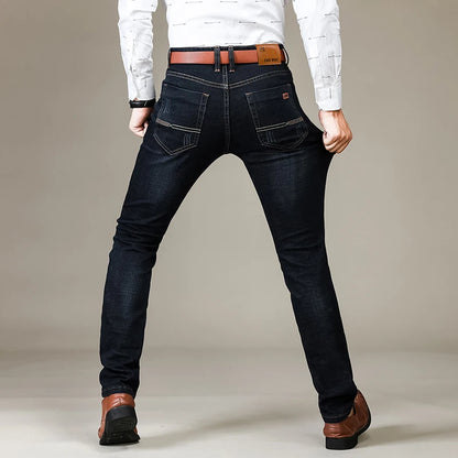 Vintage Denim Straight-Leg Jeans