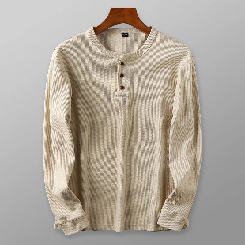 Cotton Henley Shirt