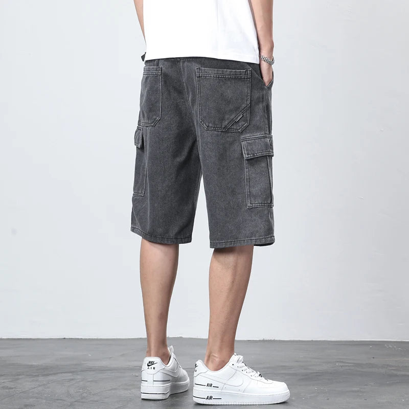 CITY COOL - CARGO DENIM SHORTS