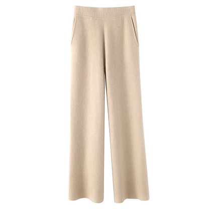 LuxeLoose Cashmere-Wool Trousers