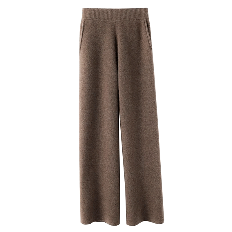 LuxeLoose Cashmere-Wool Trousers