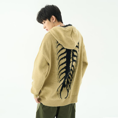 Skeletal Weave Sweater