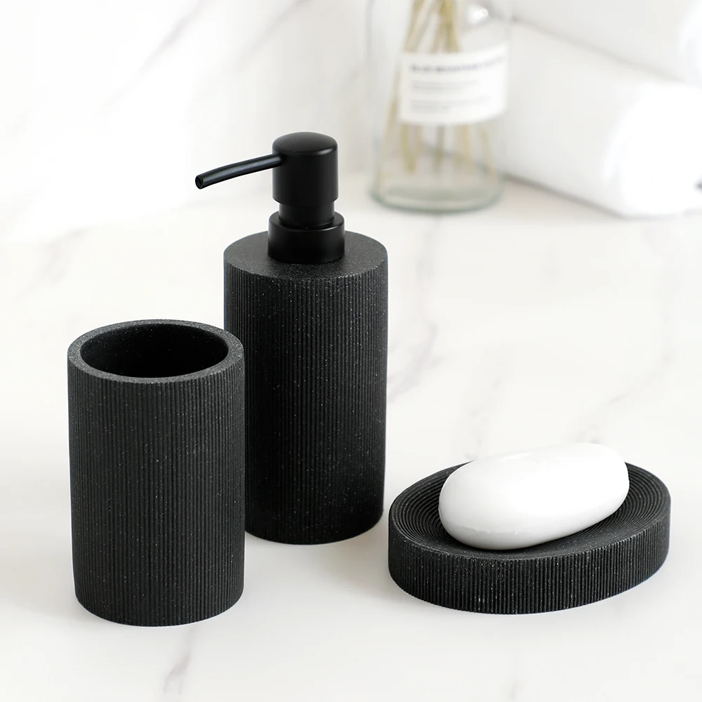 Noir Luxe Washroom Kit