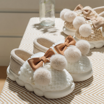 Cozy Knot Plush Slippers