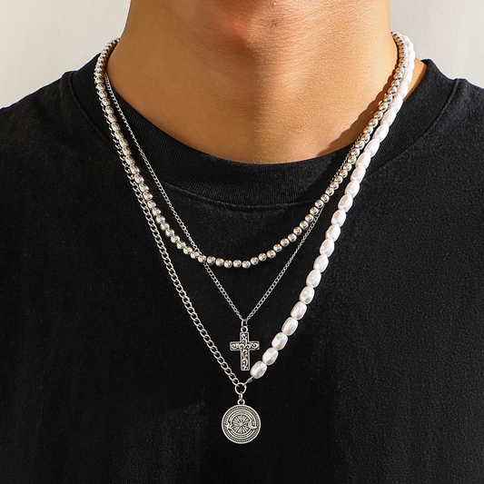 Masculine Mystique Layered Necklace