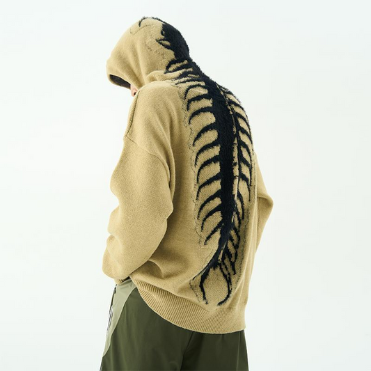 Skeletal Weave Sweater