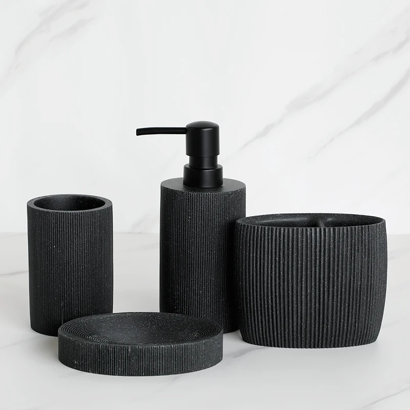 Noir Luxe Washroom Kit