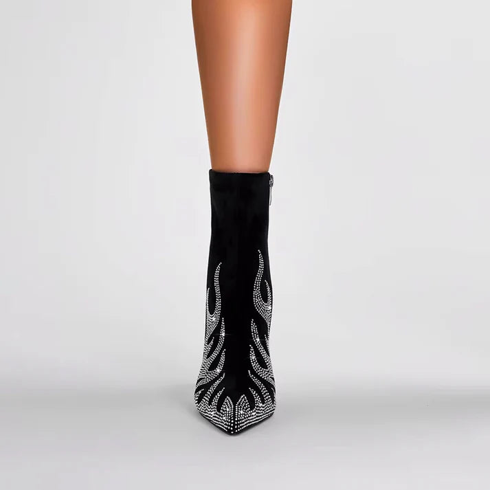 Alessia Wolf Heel Boot